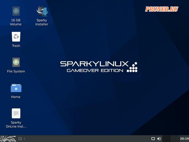 SparkyLinux - Gameover Edition