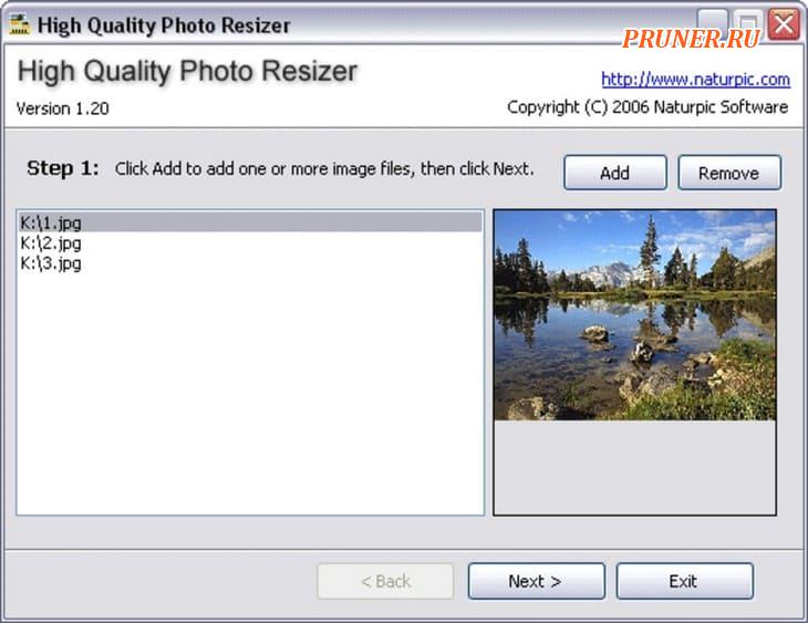 High-Quality Photo Resizer