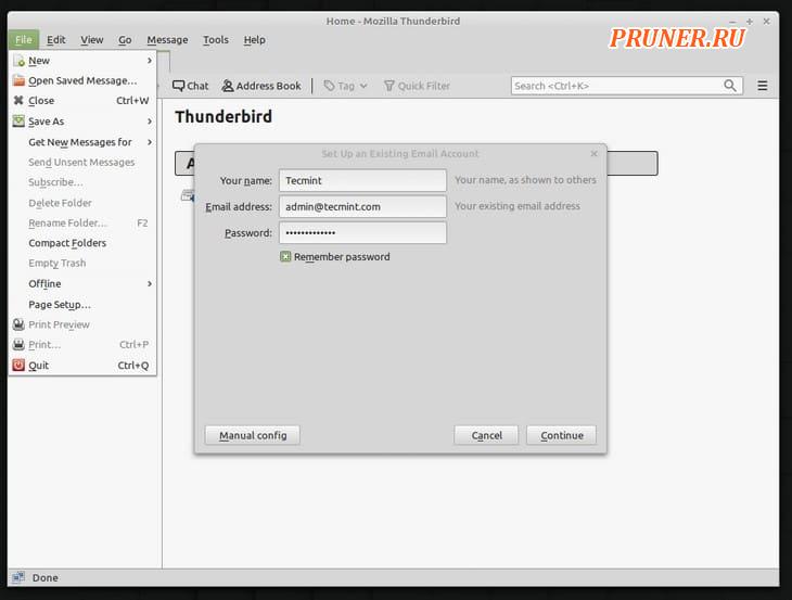 Thunderbird — почтовый клиент с открытым исходным кодом